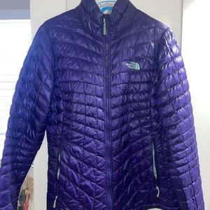 Purple North Face jacket